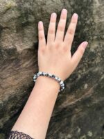 Black and White Marble Unisex Bracelet - Image 2