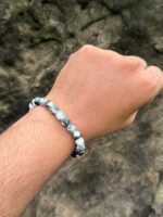 Black and White Marble Unisex Bracelet - Image 4