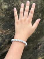 White and Grey Marble Unisex Bracelet - Image 3
